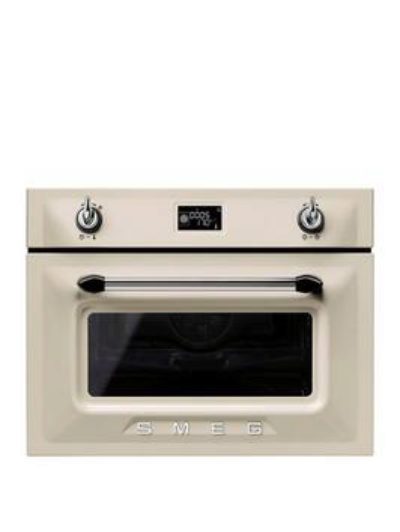 Smeg Sf4920Mcp 45Cm Built-In Single Electric Oven - Cream
